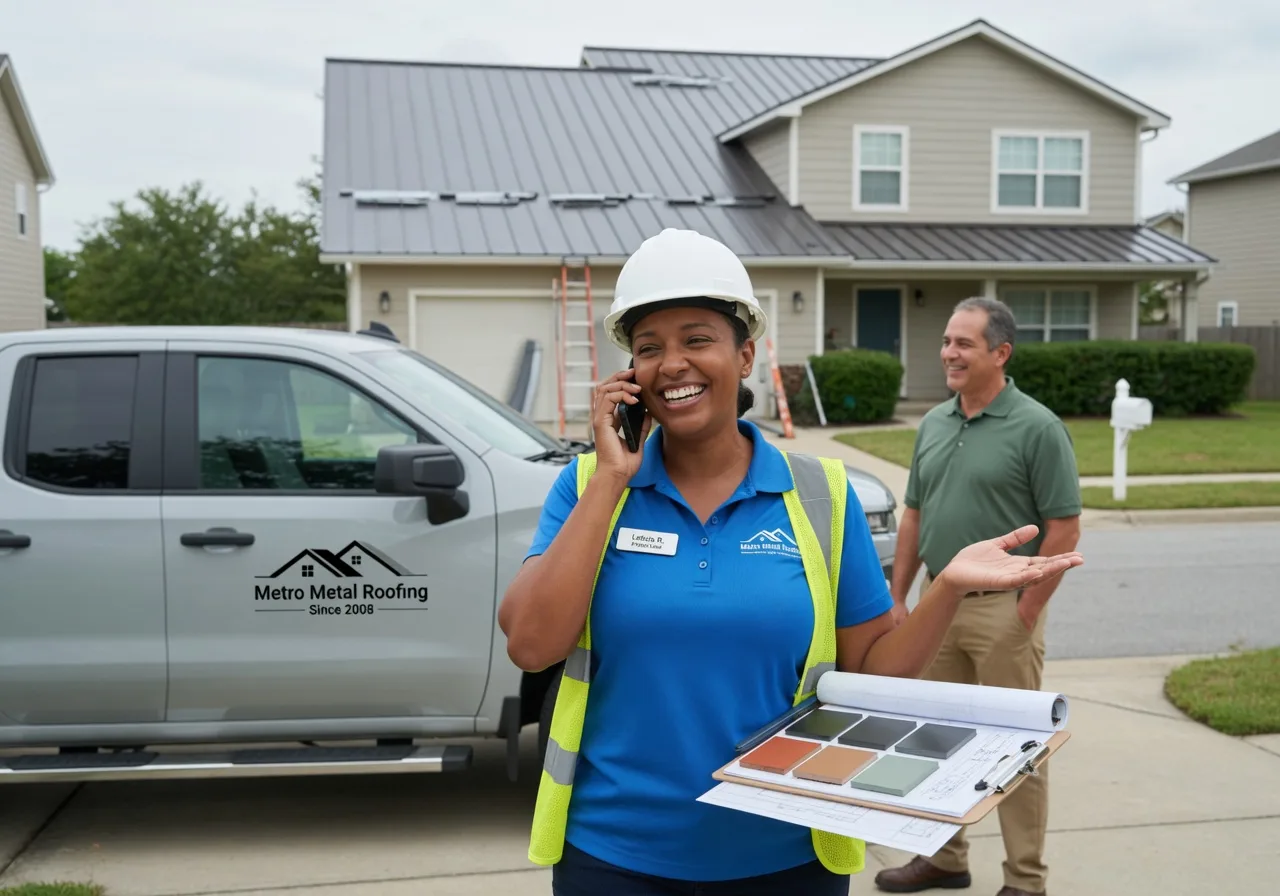 Storm Damage Metal Roof Repair in Stafford, OH